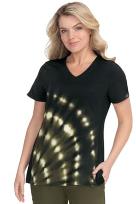 Cali 1031Pr Top - Tie Dye Burst Olive1