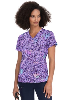 Velora 1082Pr Top - Lavender Animal1