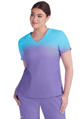 Reclaim Placement 1088 PLM Top - French Lavender Blue1