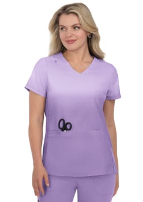 Reclaim Placement 1088 PLM Top - Heather Lavender Ombre