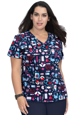 Leslie 384Pr Top - Nurse Life1