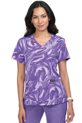 Leslie 384Pr Top - Wisteria All Over Marble1