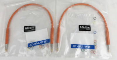 CANARE Bantam Patch Cable 0.3M  Naranja