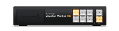 Blackmagic Design Videohub Mini 6x2 12G Router1