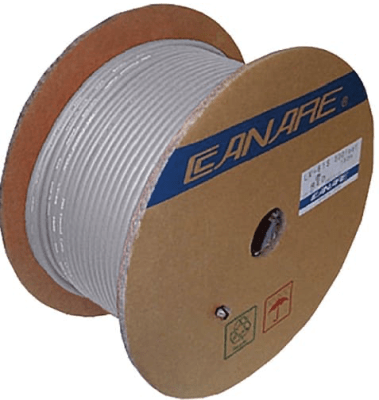 CANARE L-3D2W 50 OHM CABLE COAXIAL 20 AWG GRIS (200 METROS)1