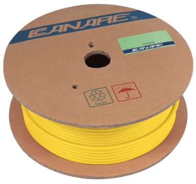 CANARE Cable Coaxial L-5CFB HD-SDI amarillo (200m)