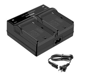 E-Image Cargador doble para baterías NP-F550/NP-F960/NP-F970