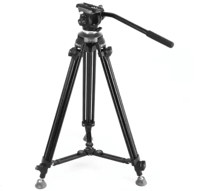 E-IMAGE EK610 Trípode de vídeo profesional con cabezal fluido Cap. 3 kilos
