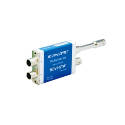 Canare MDVJ-STW 3GHz Mediano Dual Video Normal-Thru Patch Jack