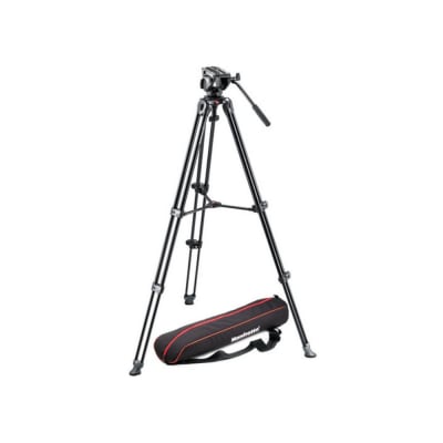 Manfrotto KIT cabezal MVH500AH + trípode MVT502AM + bolso