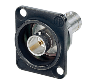 Neutrik NBB75DFGB Bnc panel 75ohm2