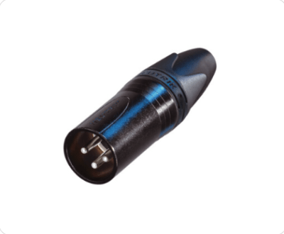 NEUTRIK NC3MXX-BAG XLR MACHO VOLANTE NEGRO 3 PINES
