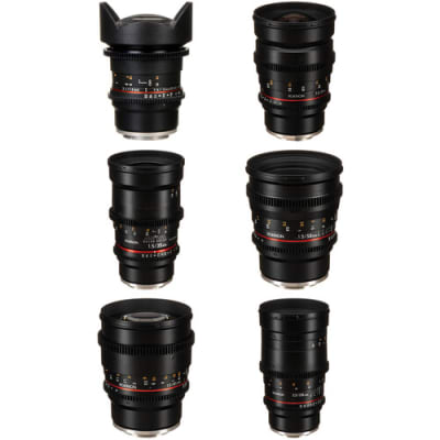Rokinon Cine DS 6 Lens Kit with Sony E Mount