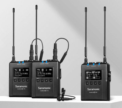 Saramonic Kit UwMic9s Kit2 Micrófono Lavalier Inalámbrico doble