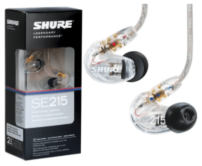 Shure SE215CL Audífonos para monitoreo In Ear