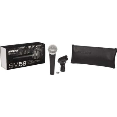 Shure SM58 LC Micrófono Dinámico Cardioide vocal1