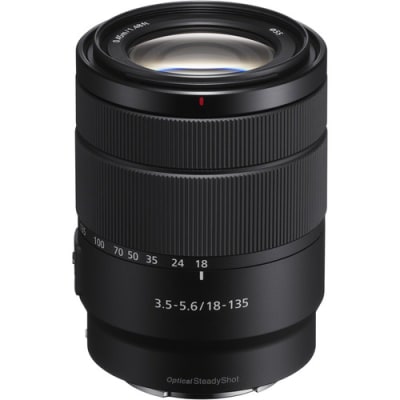 Sony Montura tipo E, formato APS-C, Lente de zoom estándar de 7,5x, compacto y ligero