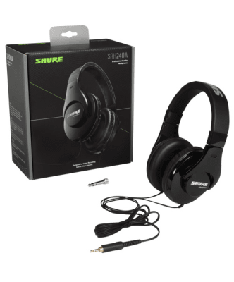 Shure SRH240A Audífonos de monitoreo calidad profesional