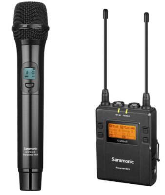 Saramonic UwMic9 Kit 4 micrófono Mano inalámbrico