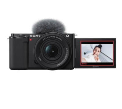 Sony ZV-E10K Mirrorless Camera con Lente 16-50mm f/3.5-5.6 II (Negro)