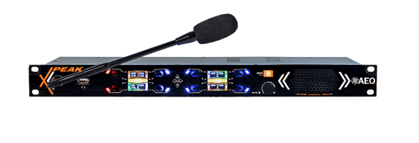 XPEAK_R Panel de usuario de intercom enracable con 8 palancas 1