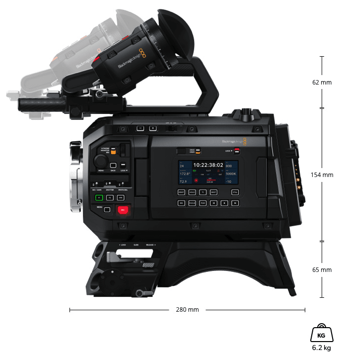 Blackmagic Design URSA Cine 12K LF Camera con EVF Kit (PL Mount)4