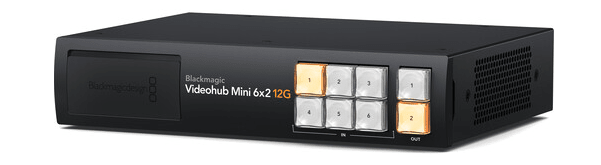 Blackmagic Design Videohub Mini 6x2 12G Router5