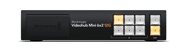 Blackmagic Design Videohub Mini 6x2 12G Router 0