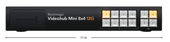 Blackmagic Design Videohub Mini 8x4 12G Router4