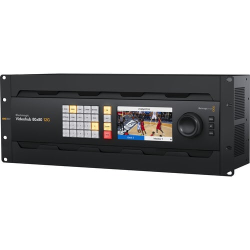Blackmagic Design Videohub 80x80 12G Zero-Latency Video Router2