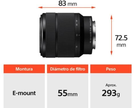 SONY Cámara a7 III full-frame de 35 mm + lente de zoom de 28-70 mm 2da generación5
