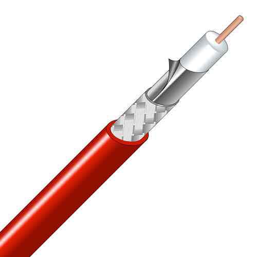 CANARE Cable Coaxial Flexible L-4.5CHWS HD-SDI rojo (200m)2