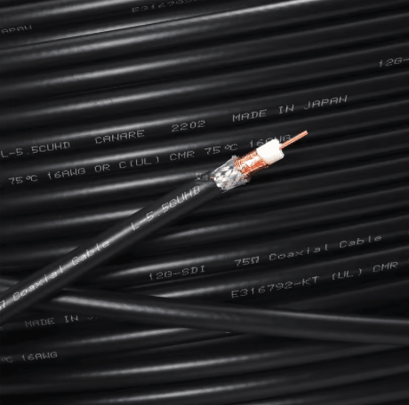 Canare Cable coaxial de video 12G-SDI / 4K UHD negro (100 mt)4