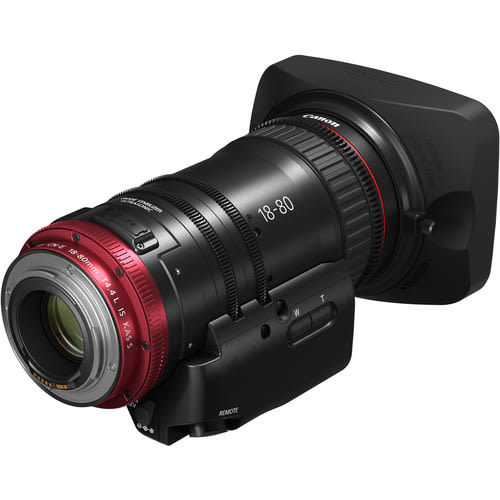 Canon CN-E 18-80mm T4.4 COMPACT-SERVO Cinema Zoom Lens (EF Mount)5