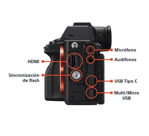 Sony Cámara de high resolution full-frame a7R V7