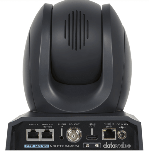 Datavideo PTC-140NDI SDI/HDMI/NDI PTZ Camera con 20x Optical Zoom (Negra) 0