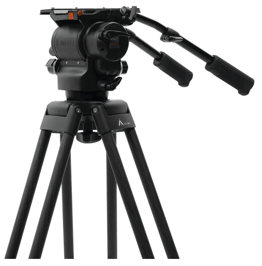 E-Image KIT Trípode de Fibra de Carbono de 3 Etapas con Cabezal Fluido y Bola Niveladora de 100mm (Carga Útil 22 Kg.)5