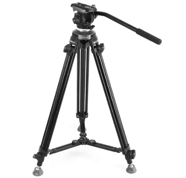 E-IMAGE EK610 Trípode de vídeo profesional con cabezal fluido Cap. 3 kilos 4