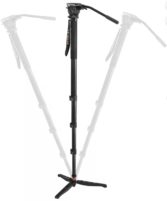 E-IMAGE monopié de vídeo profesional MA800 + 630FH1