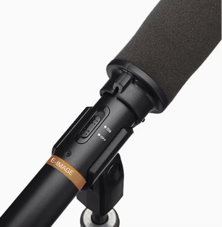 E-IMAGE  Micrófono Shotgun hiper-cardioide de metal de condensador profesional4