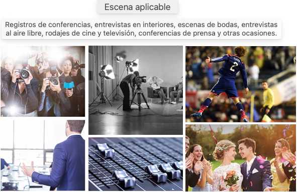 E-IMAGE  Micrófono Shotgun hiper-cardioide de metal de condensador profesional1