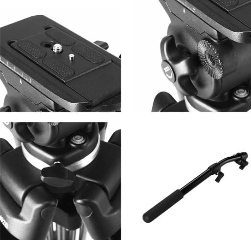 E-IMAGE CABEZAL FLUIDO 7050H + TRÍPODE AT7402A CAP 5KG.2