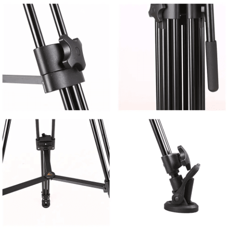 E-IMAGE EI-7060-AA CABEZAL FLUIDO 7060H + TRÍPODE AT7402A2