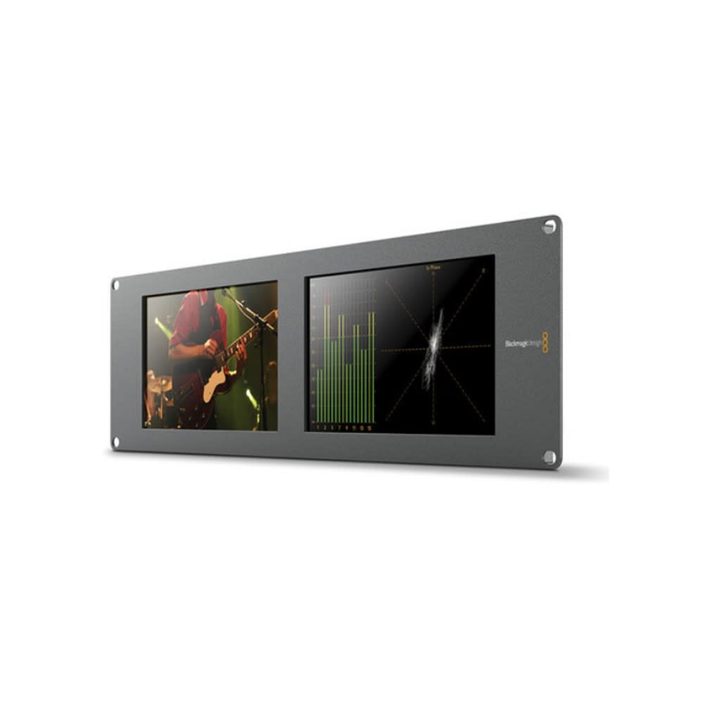 Blackmagic Design SmartScope Duo 4K Rack-Mounted Dual 6G-SDI Monitors5