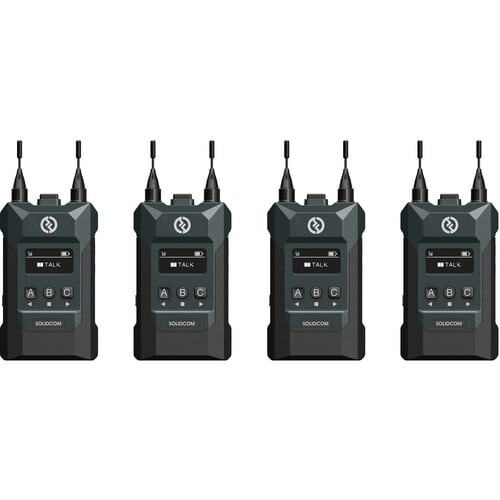 Hollyland Solidcom M1 Full-Duplex Wireless Intercom (4 Beltpacks)10
