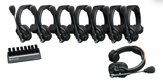 HOLLYLAND Sistema Auriculares intercom 8 personas Full duplex (1.9 GHz o 2.4 GHz)4