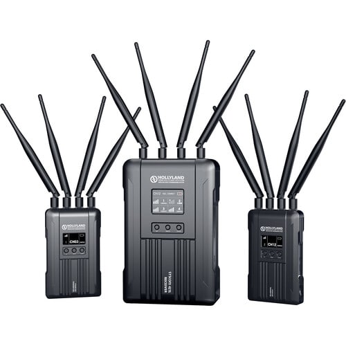 Hollyland Syscom 421S Sistema de transmisión A/V de 4 transmisores a 548m6