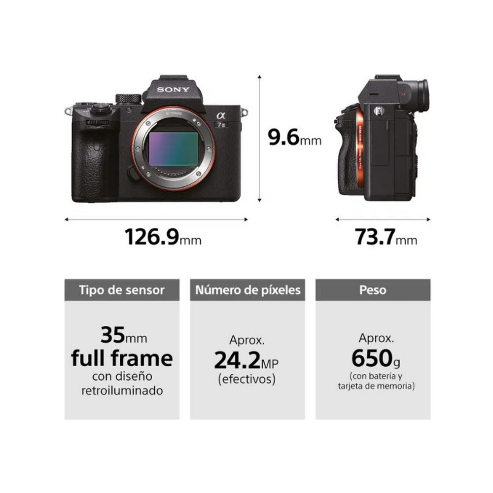 Sony ILCE-7M3 Alpha 7 III Mirrorless Camera5
