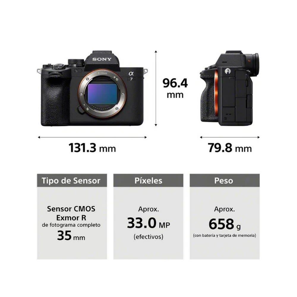 Sony ILCE-7M4K Alpha 7 IV Cámara híbrida full-frame10
