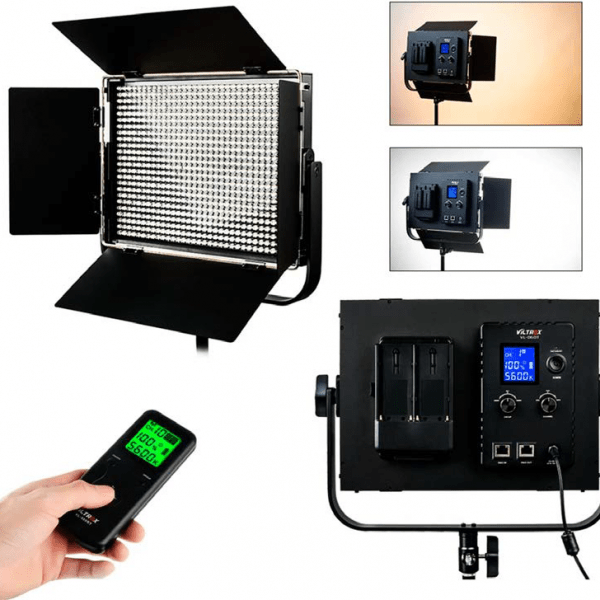 VILTROX VL-60T BI-COLOR 60W 3300-5600K CON STAND CONTROL REMOTO Y BOLSO TRANSPORTE 0